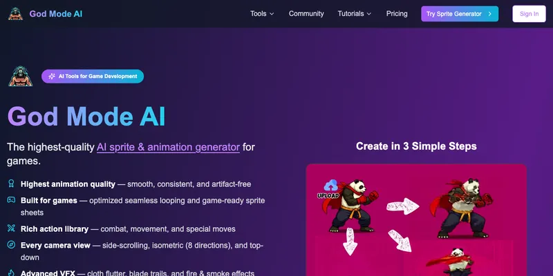 God Mode AI home page