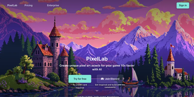 PixelLab home page