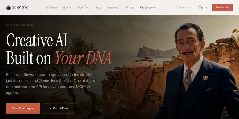 Scenario home page