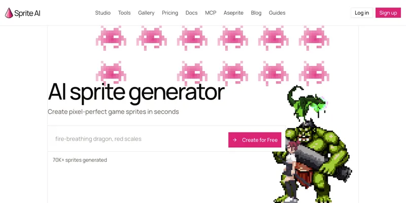 Sprite-AI home page